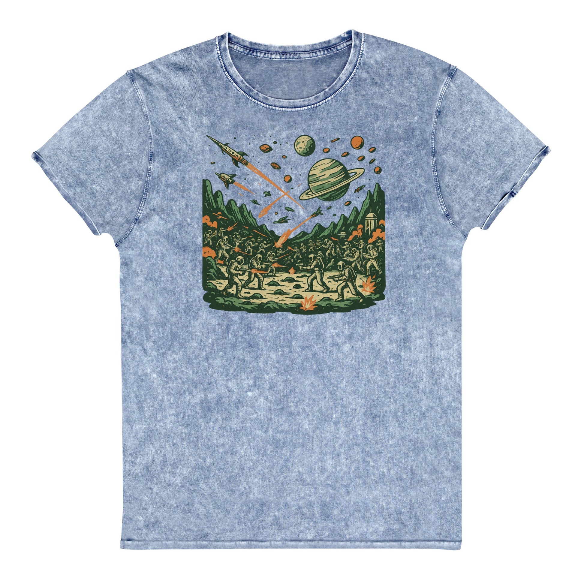 Alien Invasion Graphic Tee | Outer Space Shirt | Retro Sci - Fi Streetwear - IconVexa