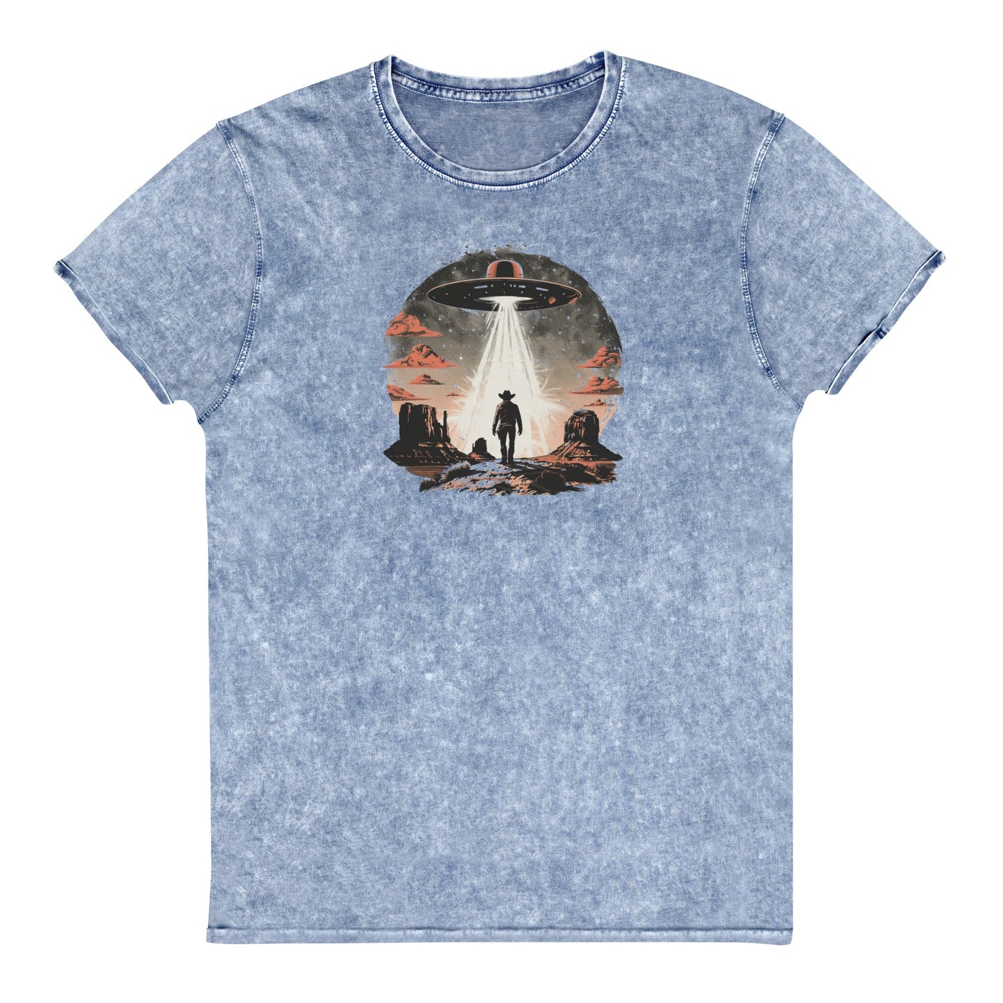 UFO Abduction T-Shirt | Vintage Alien Tee | Retro Sci - Fi Graphic Shirt - IconVexa