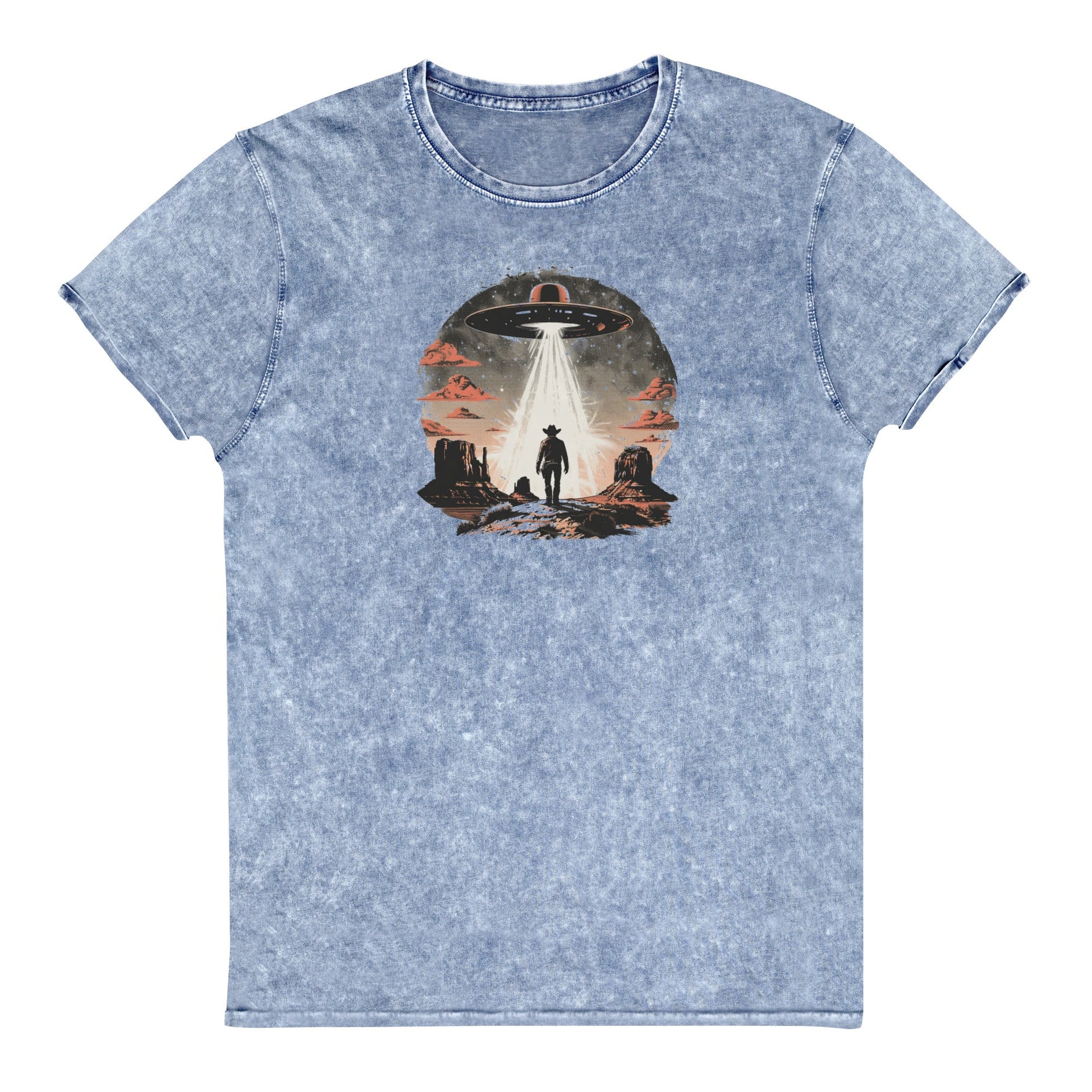UFO Abduction T-Shirt | Vintage Alien Tee | Retro Sci - Fi Graphic Shirt - IconVexa
