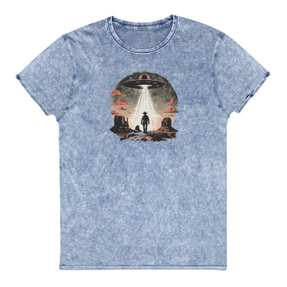 UFO Abduction T-Shirt | Vintage Alien Tee | Retro Sci - Fi Graphic Shirt - IconVexa