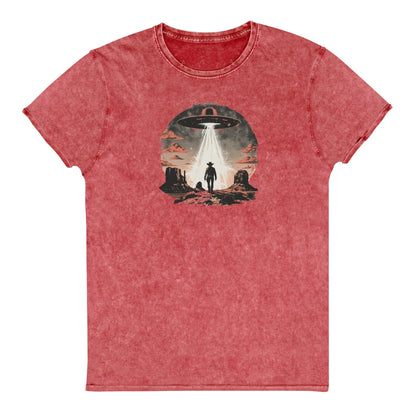 UFO Abduction T-Shirt | Vintage Alien Tee | Retro Sci - Fi Graphic Shirt - IconVexa