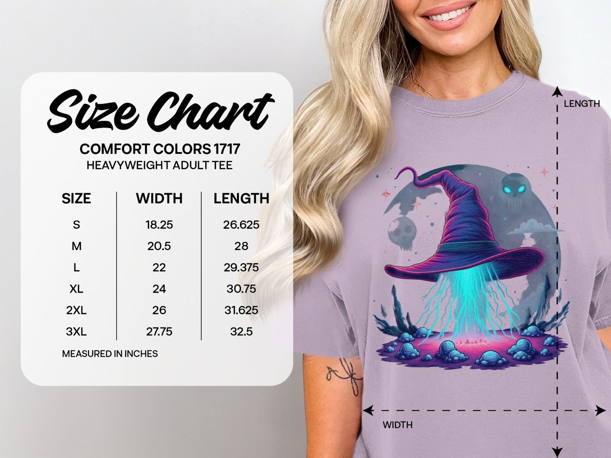 Witch Hat Magic Spell Design Awesome Graphic Style T-Shirt - IconVexa