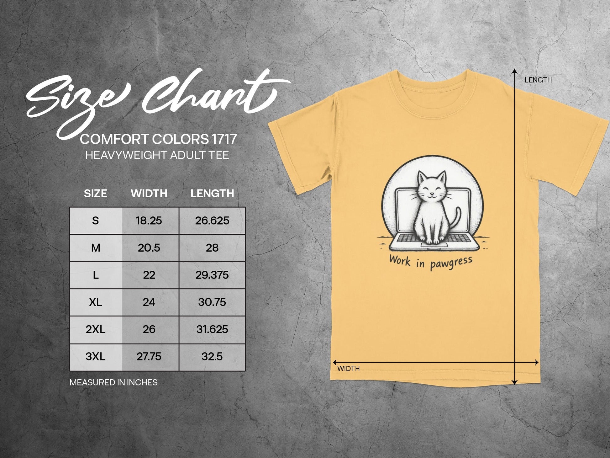 Work in Pawgress Cat and Laptop Funny Design T-Shirt - IconVexa